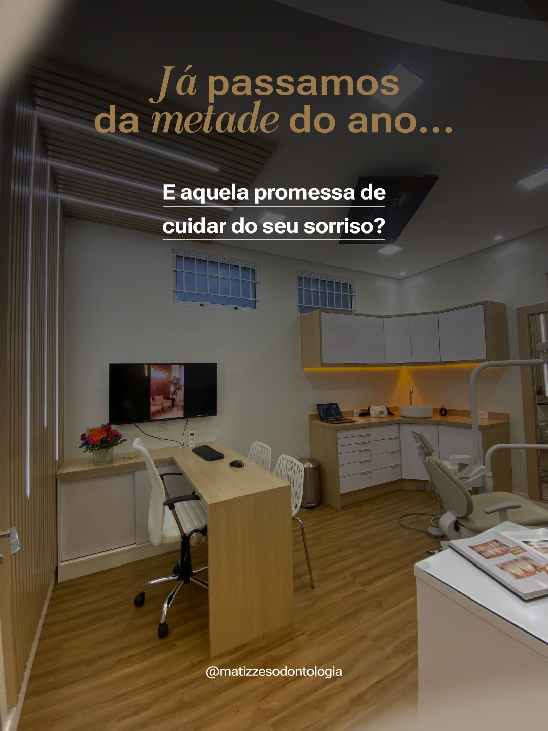 Ambiente da clínica Matizzes apresentado no perfil oficial